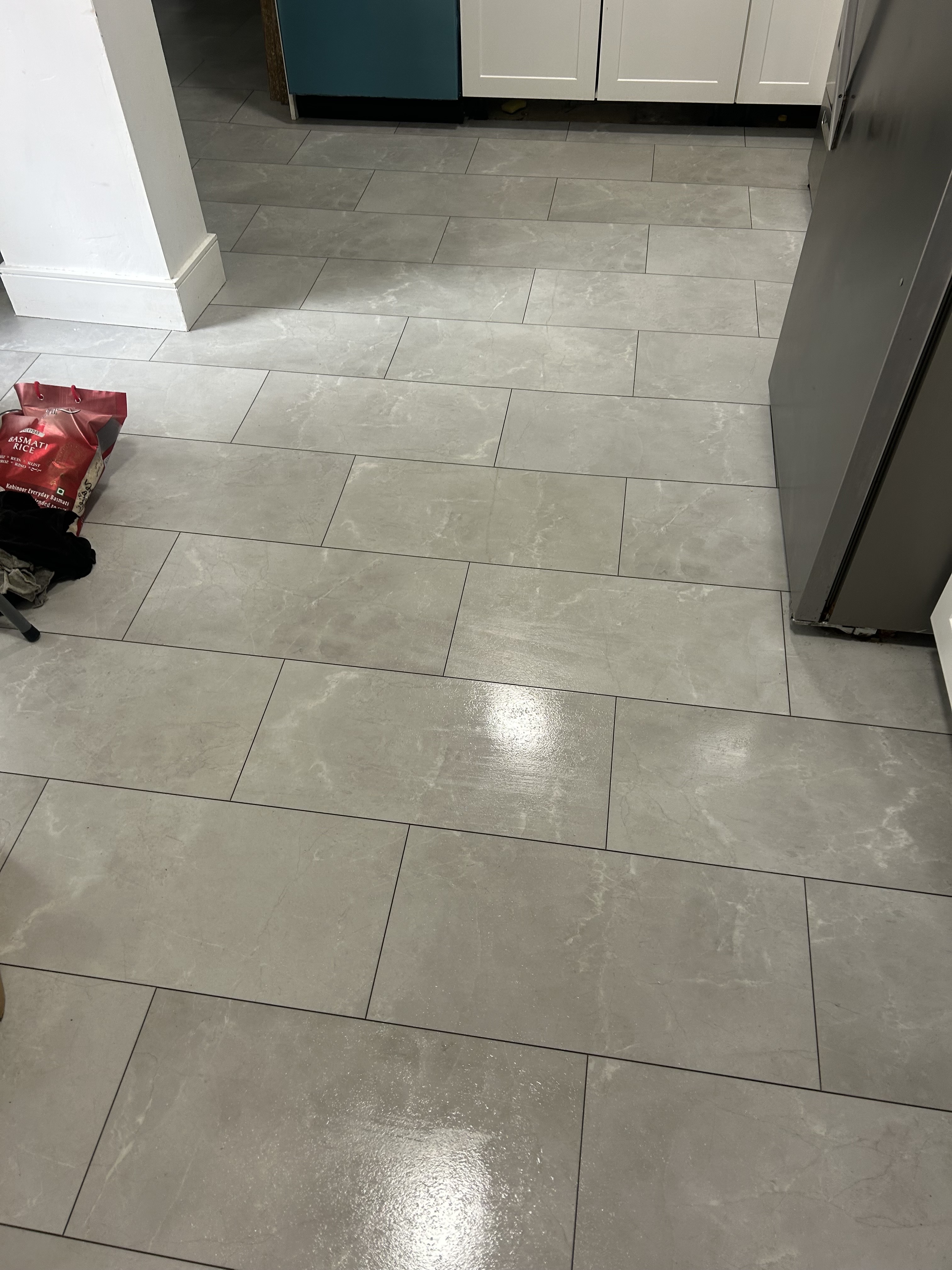 After cleaning — floor