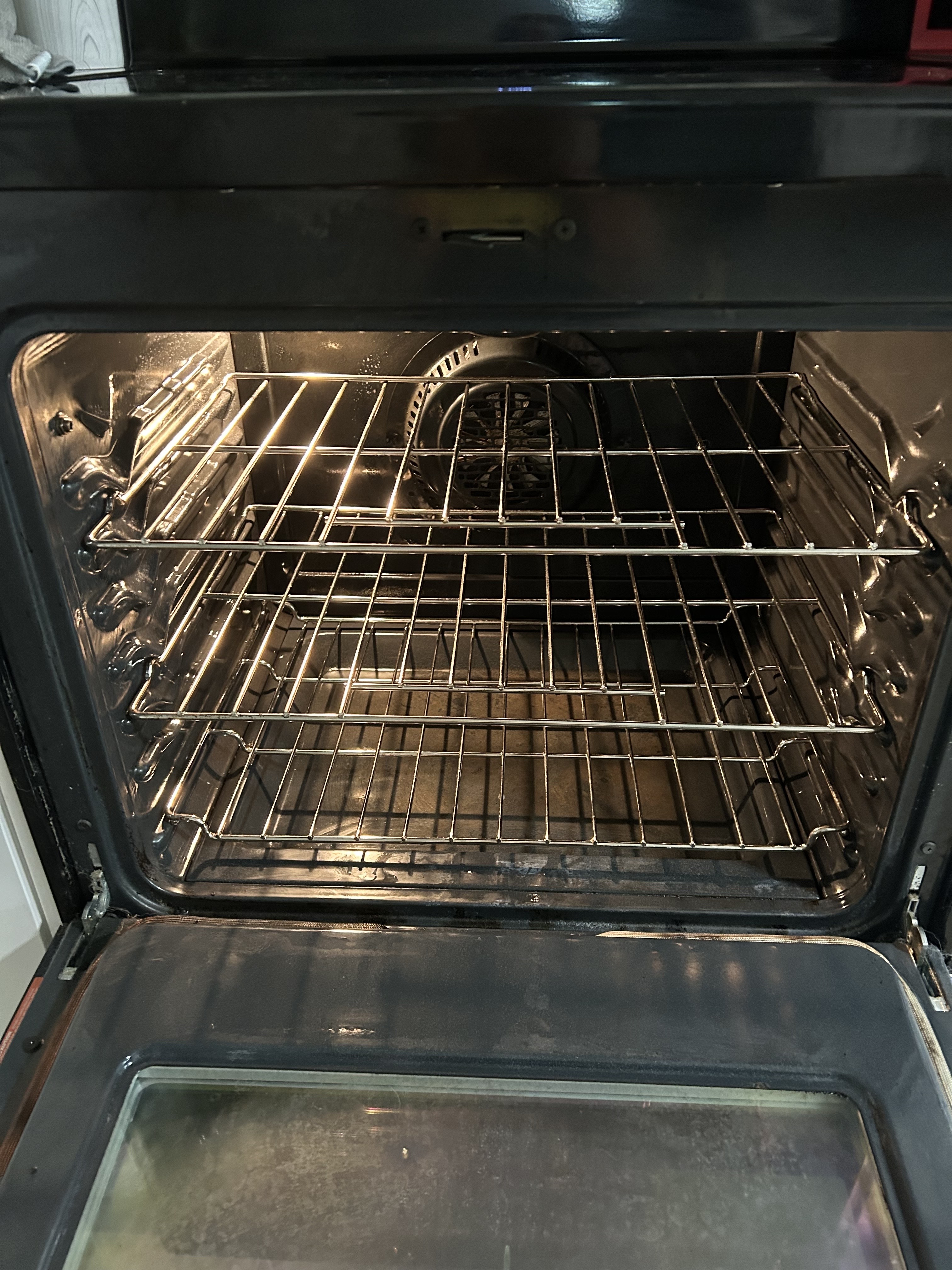 After cleaning — oven1