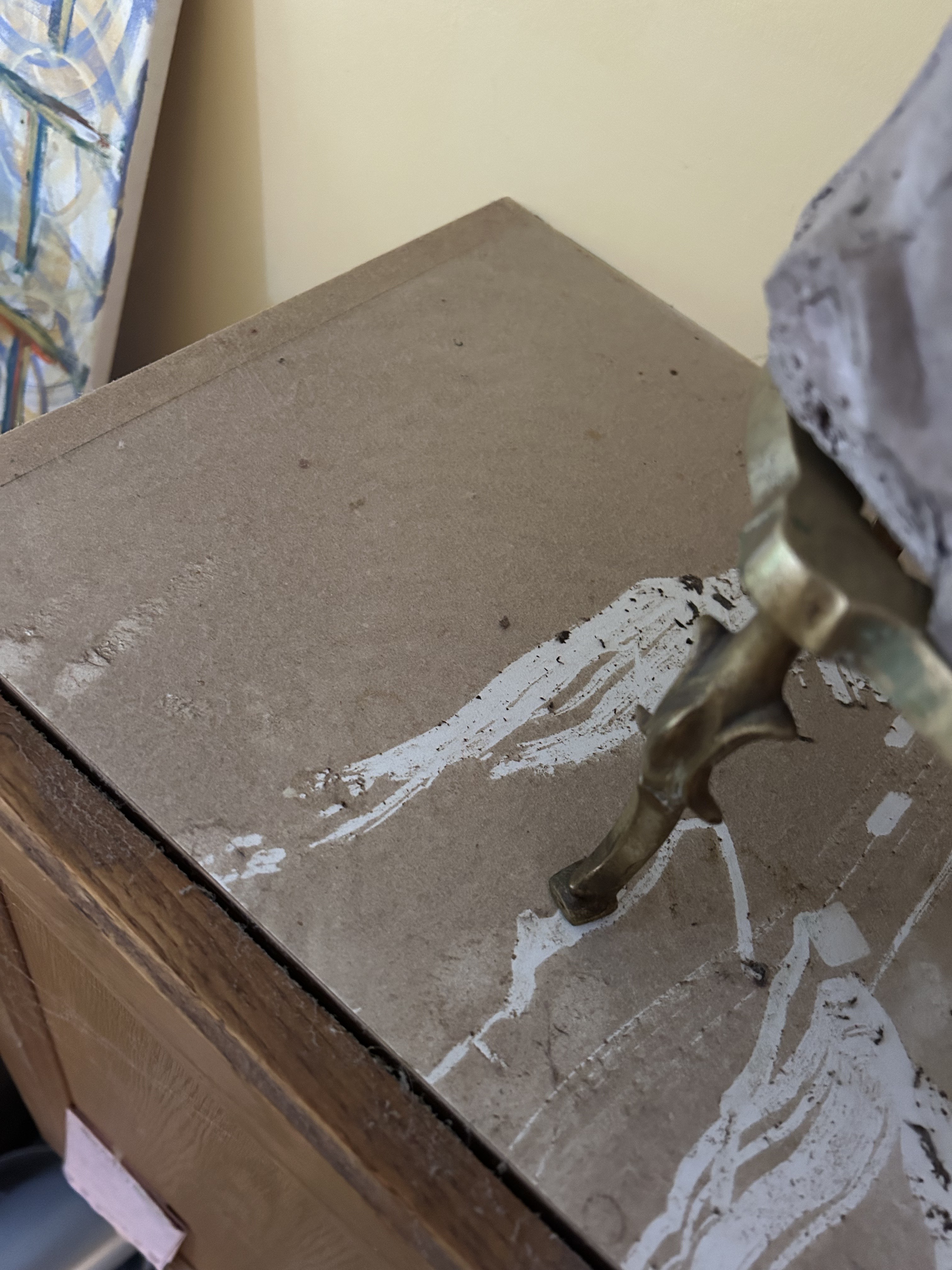 Before cleaning — desk1